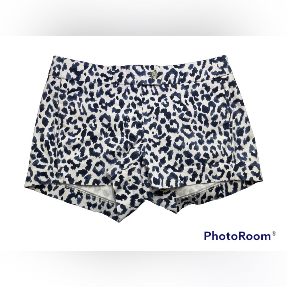 J CREW Factory Printed Stretch Chino Short #37569 Cotton Blend 3” Inseam Size 2